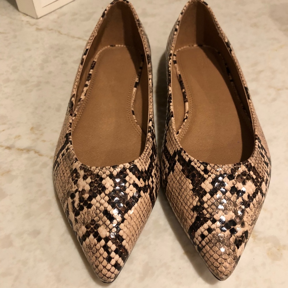 Snakeskin Flats